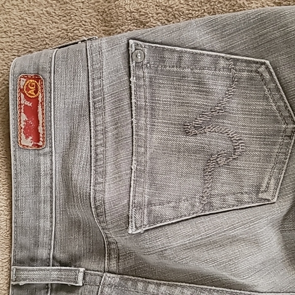 Adriano Goldschmied "The Casablanca" Grey Womens Jeans Size 27 nicely Distressed - Picture 5 of 16